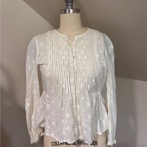 UO Cream Blouse